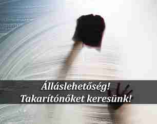 Takarítónő, takarító álláslehetőség - munkatársat keresünk! Álláslehetőséget kínálunk kiemelt bérezéssel, azonnali kezdéssel - akár tapasztalat nélkül is! Takarítónő, takarító álláslehetőség - munkatársat keresünk! Álláslehetőséget kínálunk kiemelt bérezéssel, azonnali kezdéssel - akár tapasztalat nélkül is!